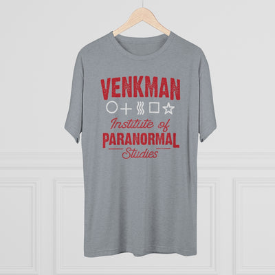 Venkman Institute of Paranormal Studies Men's/Unisex Tri-Blend Ultra Soft Tee