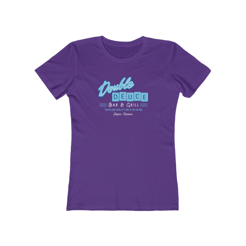 Double Deuce Women's Fitted Boyfriend Tee