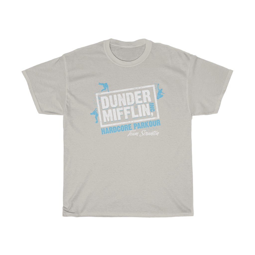 Dunder Mifflin Hardcore Parkour Men's Relaxed Fit Short Sleeve Tee