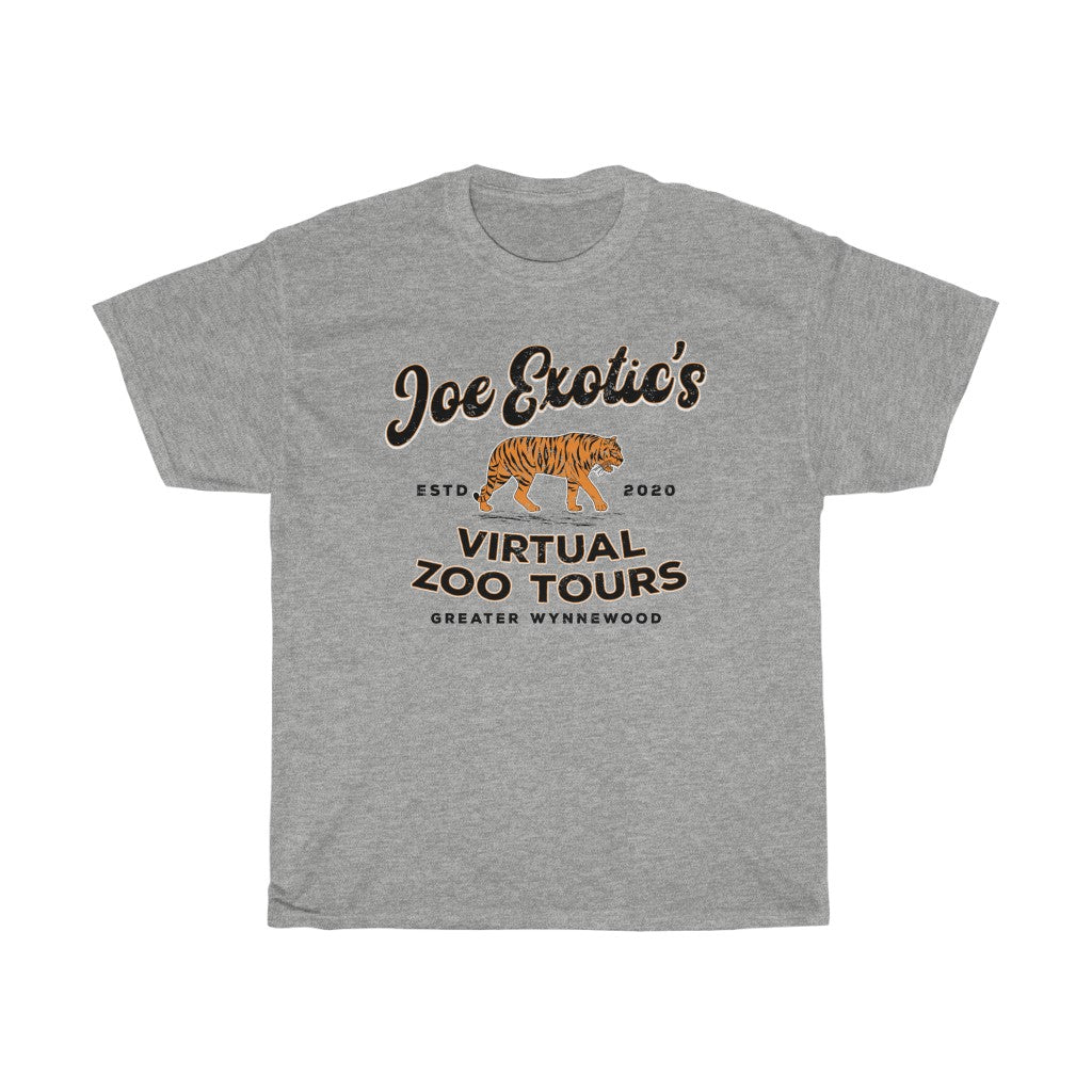 Joe Exotic's Virtual Zoo Tours Men's Relaxed Fit Short Sleeve Tee