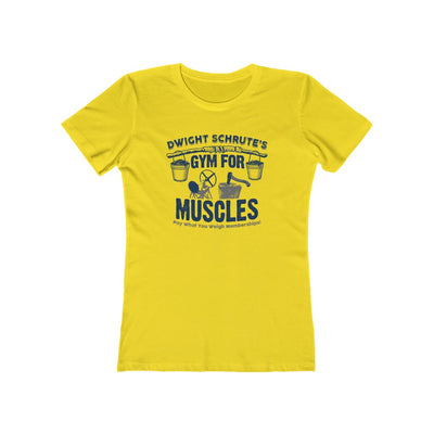 Dwight Schrute's Gym  Women's Boyfriend Tee