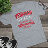 Venkman Institute of Paranormal Studies Men's/Unisex Tri-Blend Ultra Soft Tee