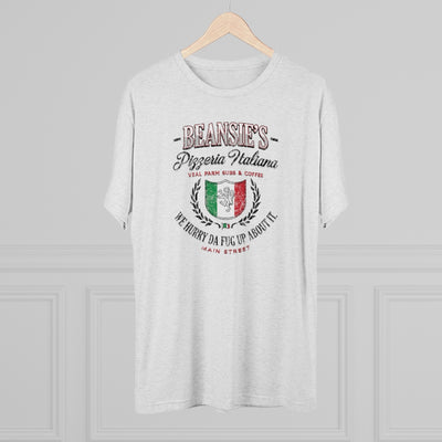 Beansie's Pizzeria Italiana Men's/Unisex Tri-Blend Ultra Soft Tee