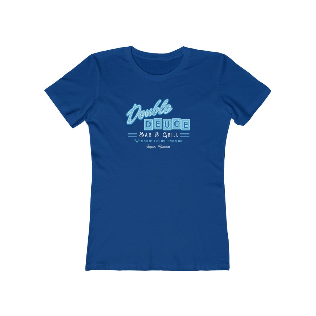 Double Deuce Women's Fitted Boyfriend Tee