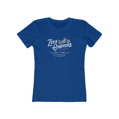 Zed's Choppers Women's Boyfriend Tee