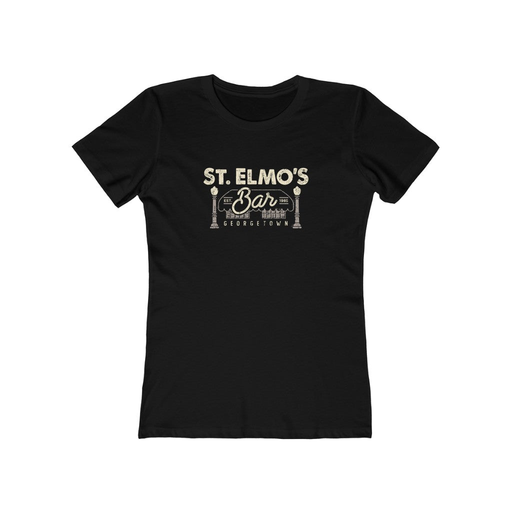 St. Elmo's Bar Women's Fitted Boyfriend Tee