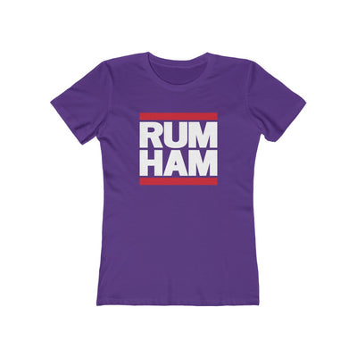 RUM HAM Women's Boyfriend Tee