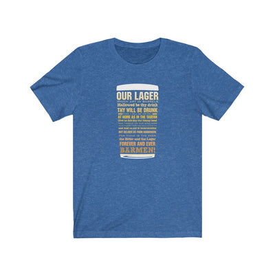 Beer Prayer Men's/Unisex Cotton Crew Tee