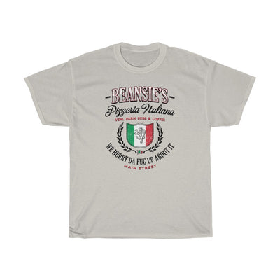 Beansie's Pizzeria Italiana Men's Relaxed Fit Short Sleeve Tee