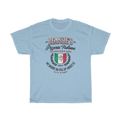 Beansie's Pizzeria Italiana Men's Relaxed Fit Short Sleeve Tee