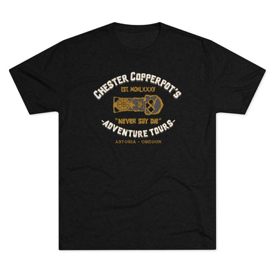 Chester Copperpot's Adventure Tours Men's/Unisex Tri-Blend Ultra Soft Tee