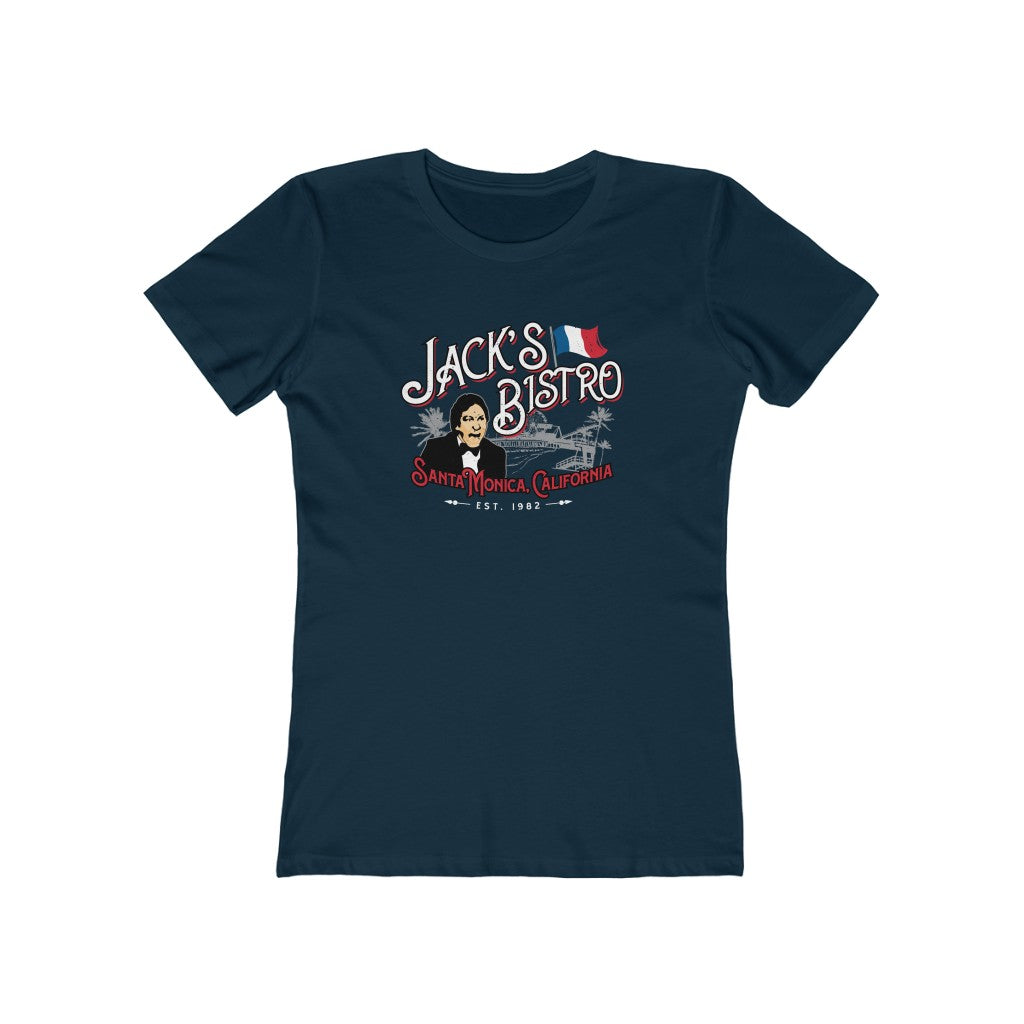 Jack's Bistro Women's Fitted Boyfriend Tee